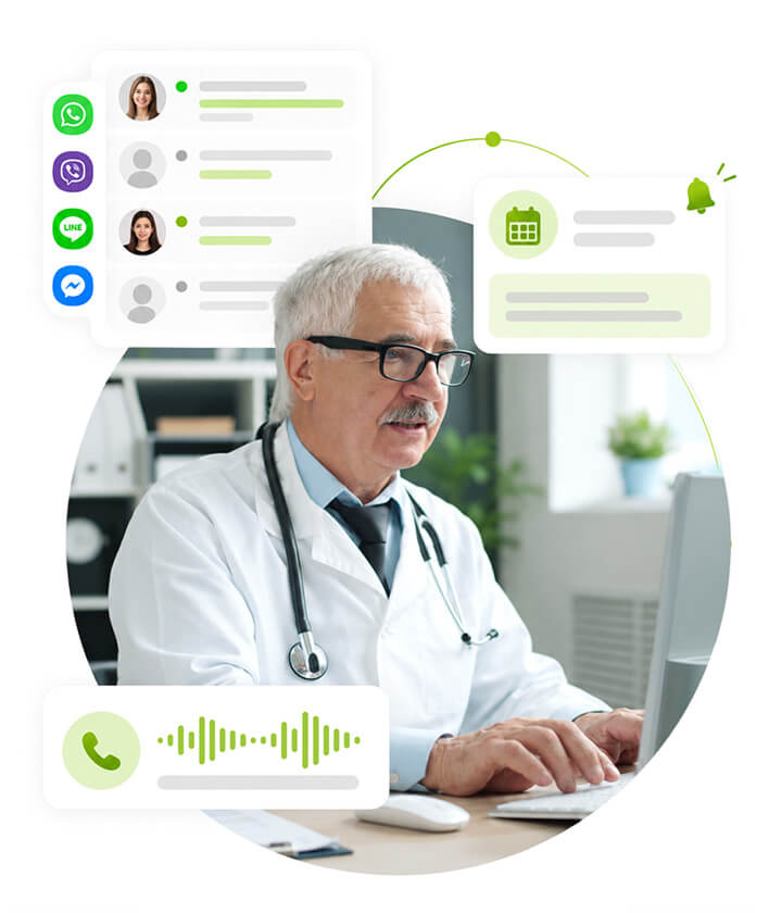 Digital healthcare engagement workflow